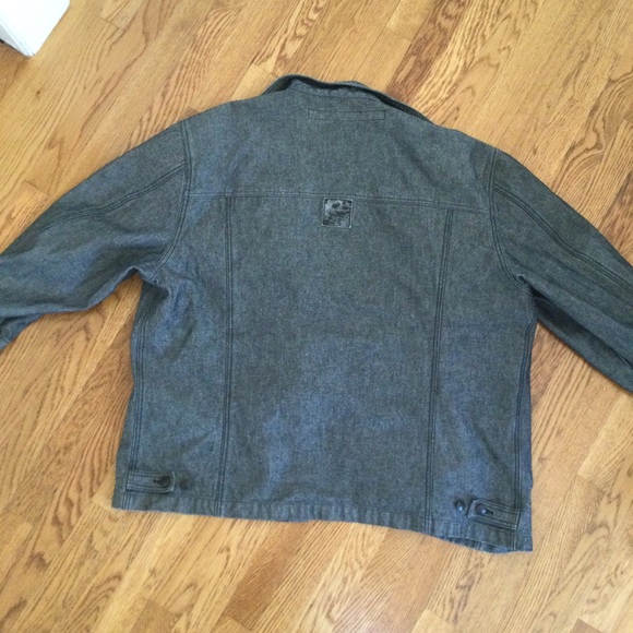 Marithe + Francois Girbaud - Vintage 90s Black /Gray denim Jacket. Size XXL - Picture 15 of 15